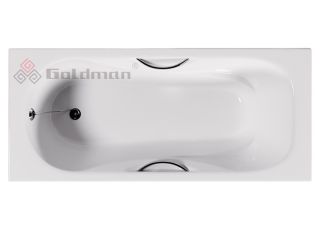 Ванна чугунная Goldman Donni DN14075 140x75см с ножками